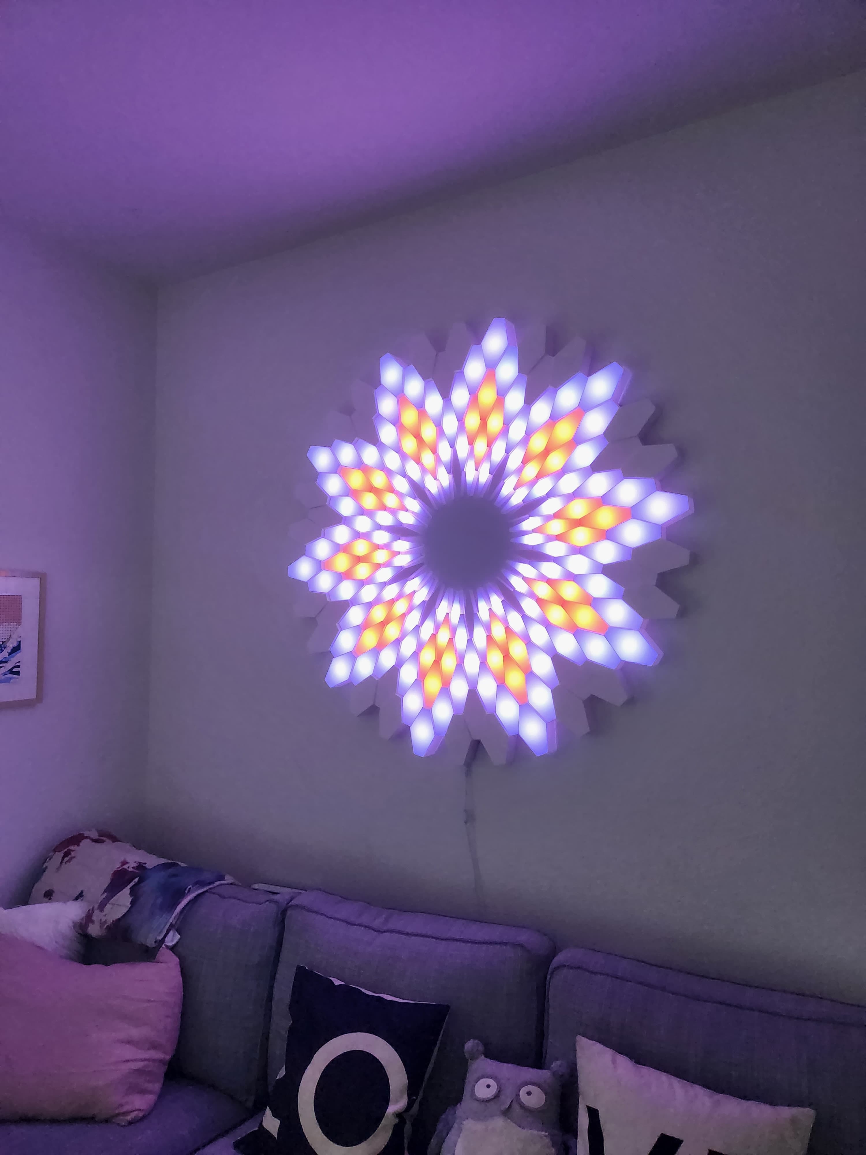 Lotus: 3D LED Wall Art