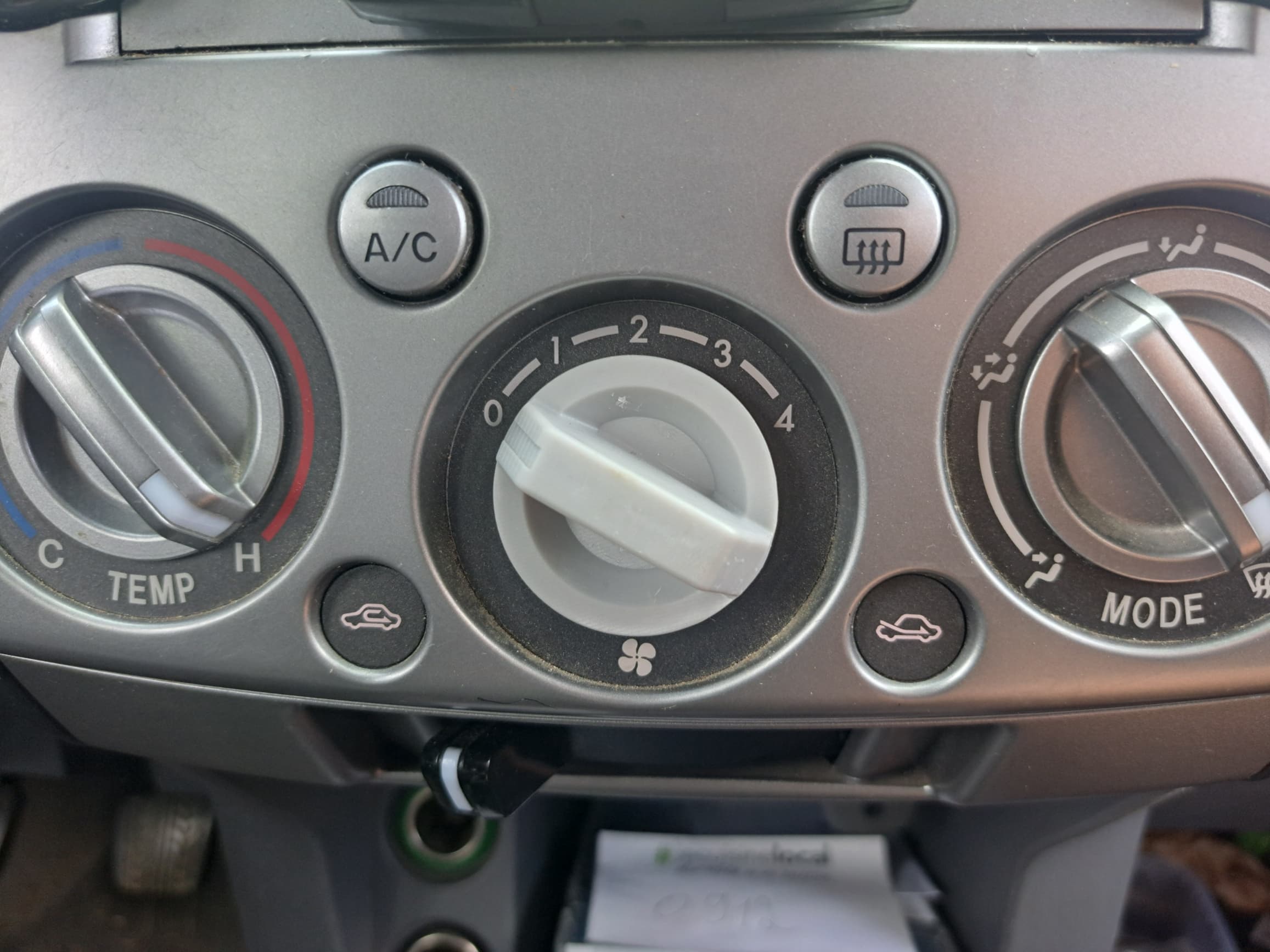 commande ventilo clime ford ranger