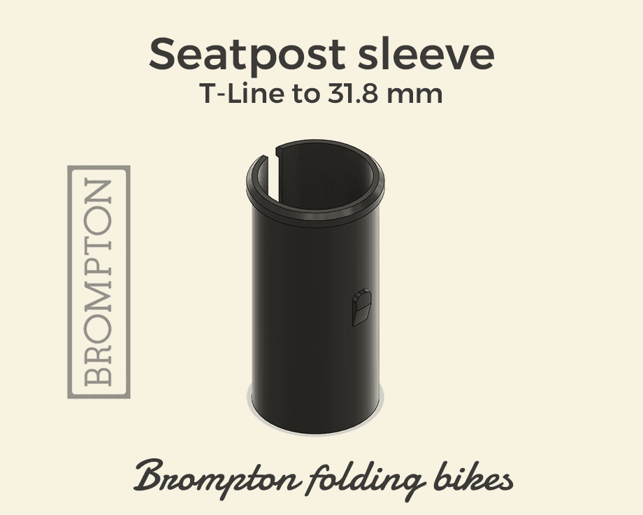 TPU Brompton seatpost sleeve