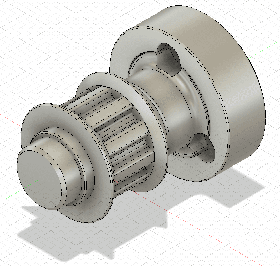 Servo arms, brushless motor pulley and headlights for 3mm LED for 3Dsets model 7 buggy