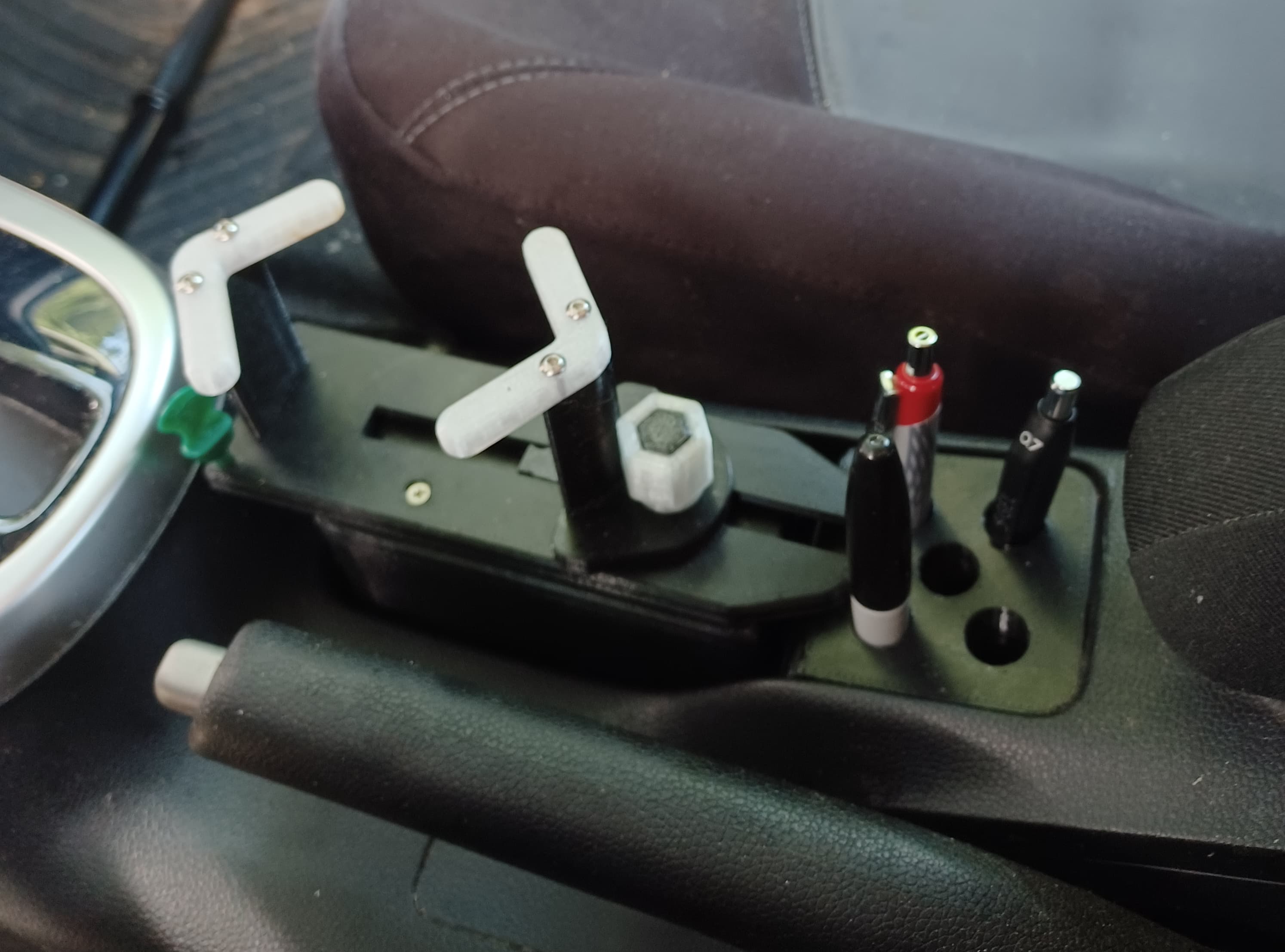 Honda Fit Adjustable Cup Holder (and Pen Holder)