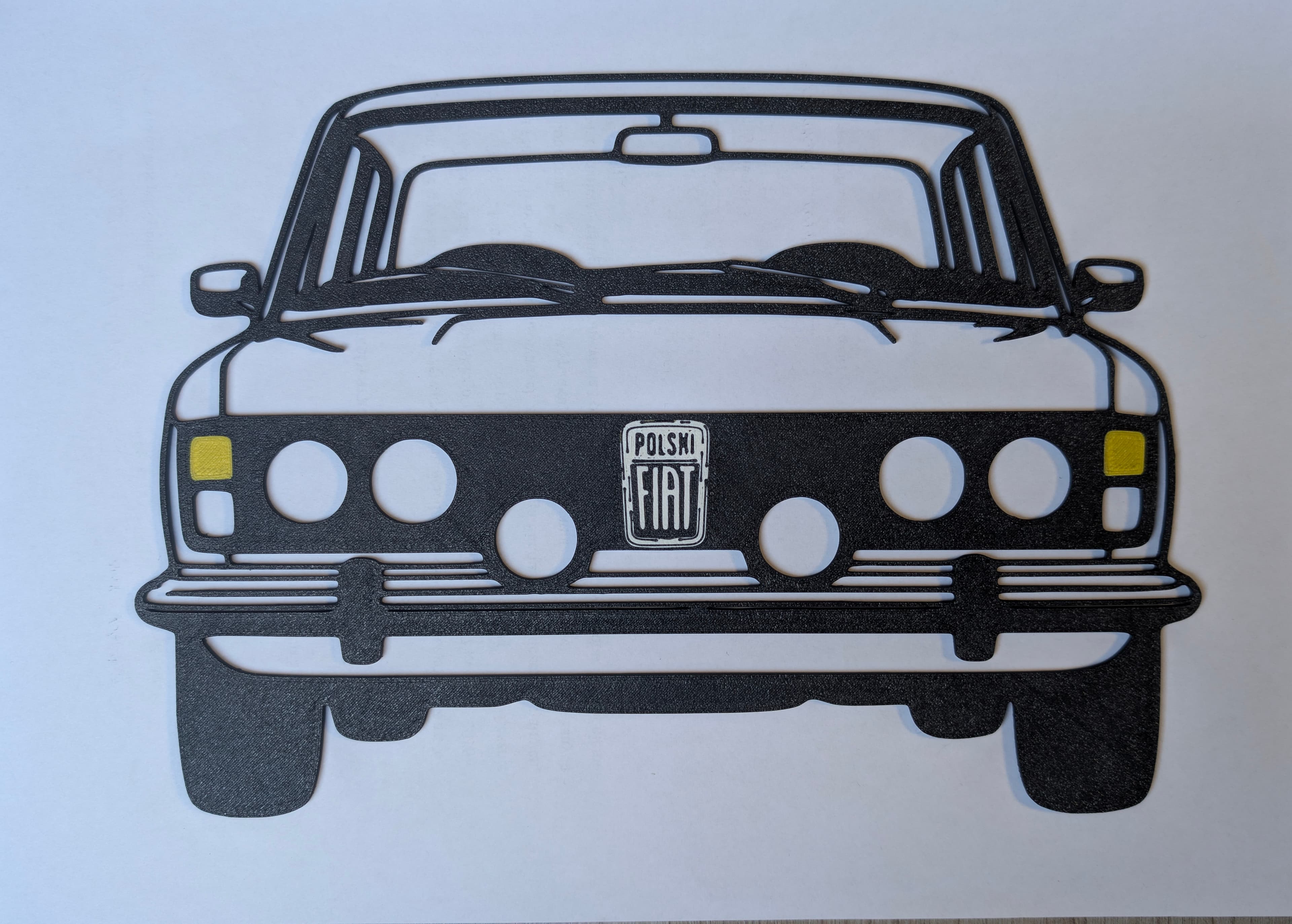 Ozdoba na ścianę Polski Fiat 125P