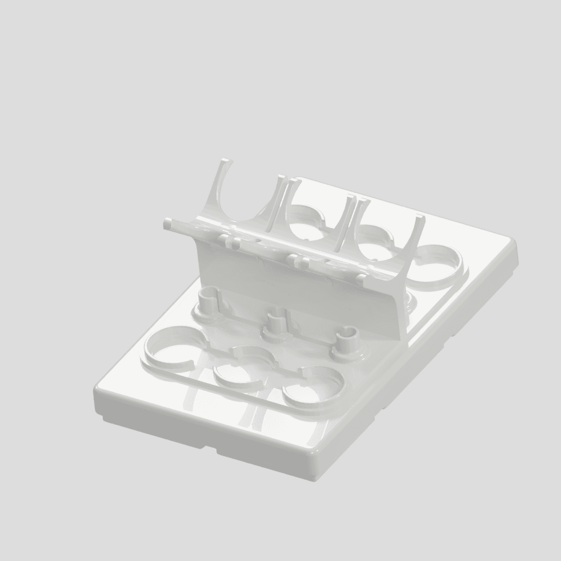 Gridfinity - Hanna Checker Cuvette Drying Rack