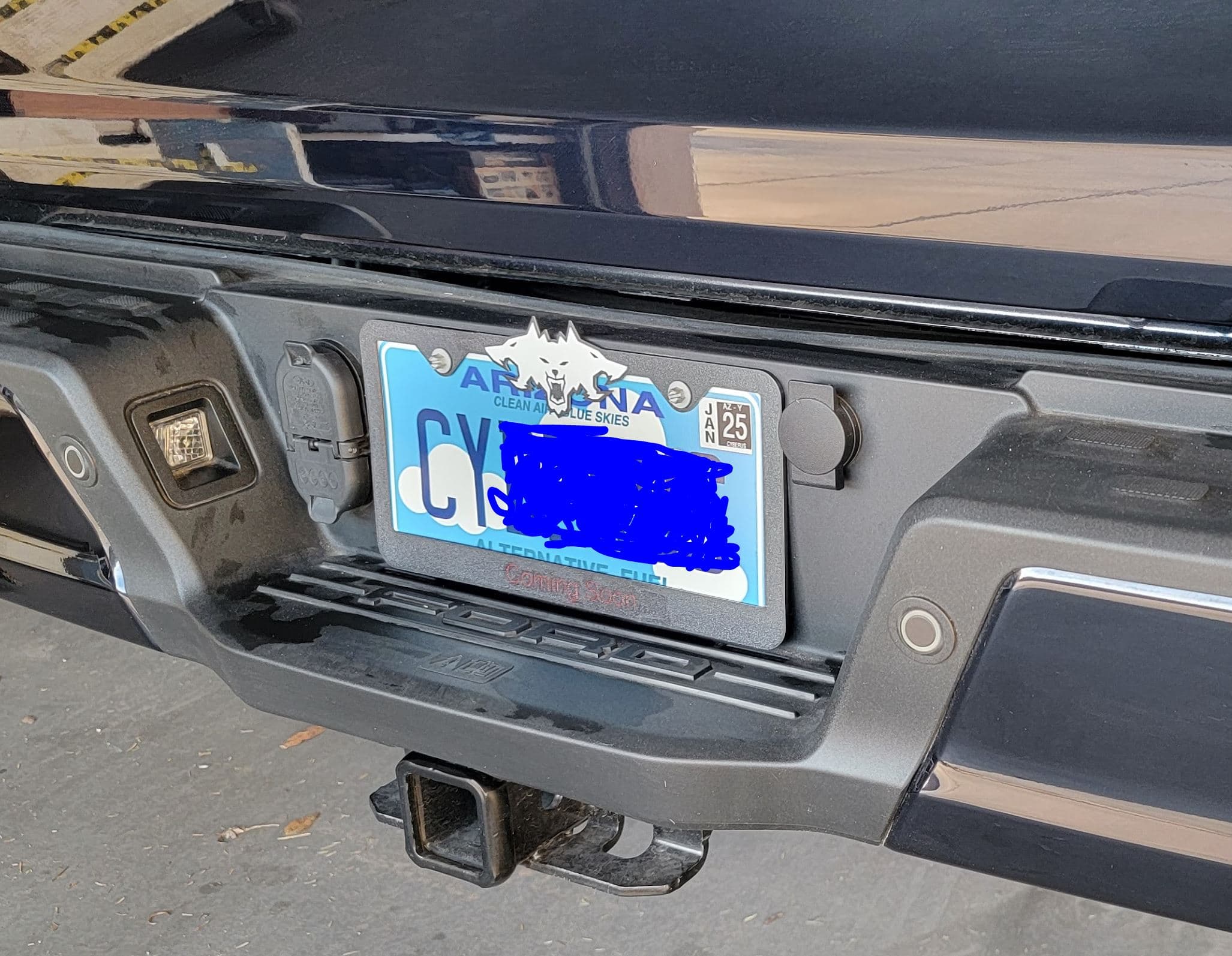 CyberTruck Beast License Plate Frame