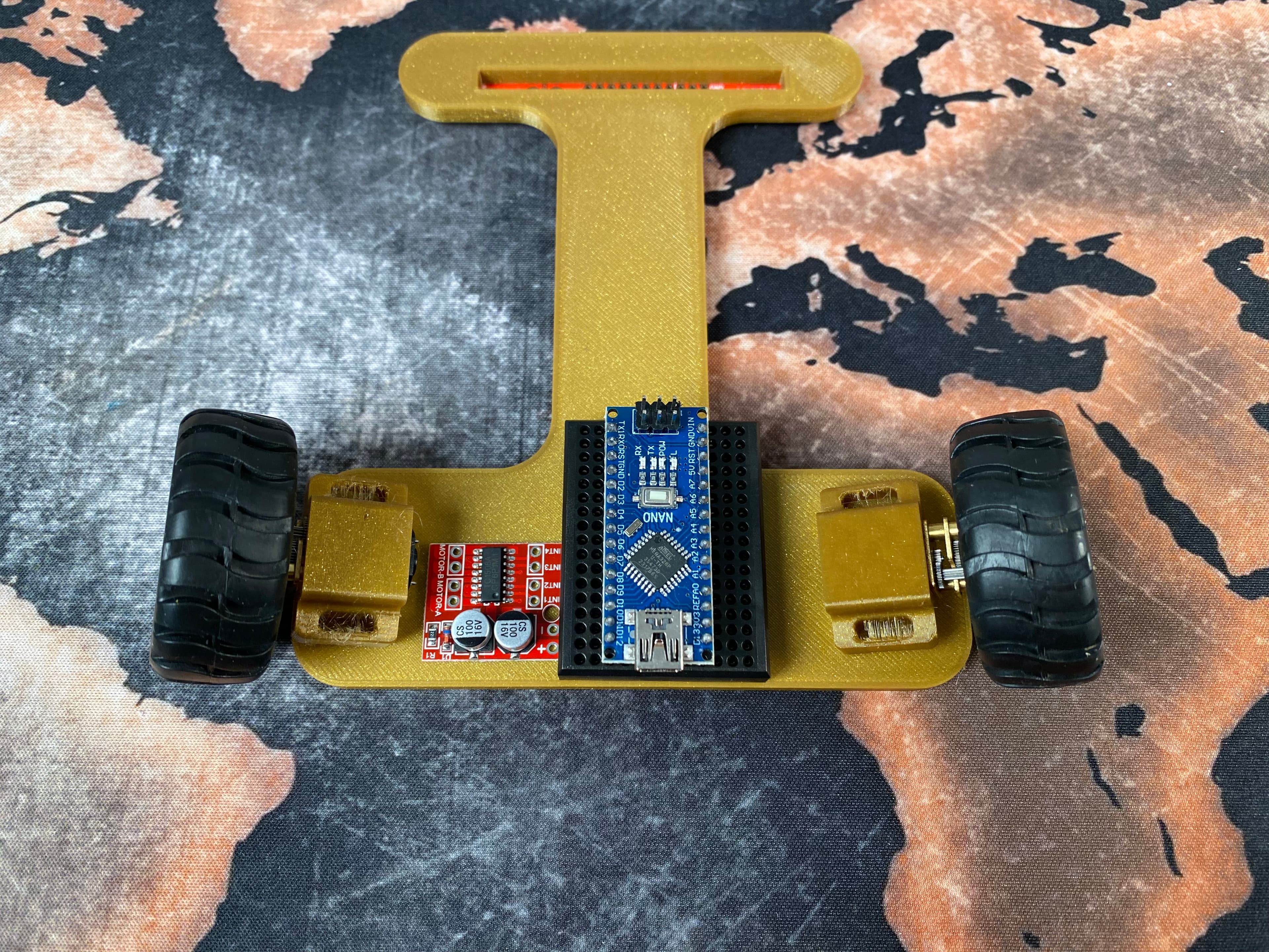 PID Line Follower Robot Chassis