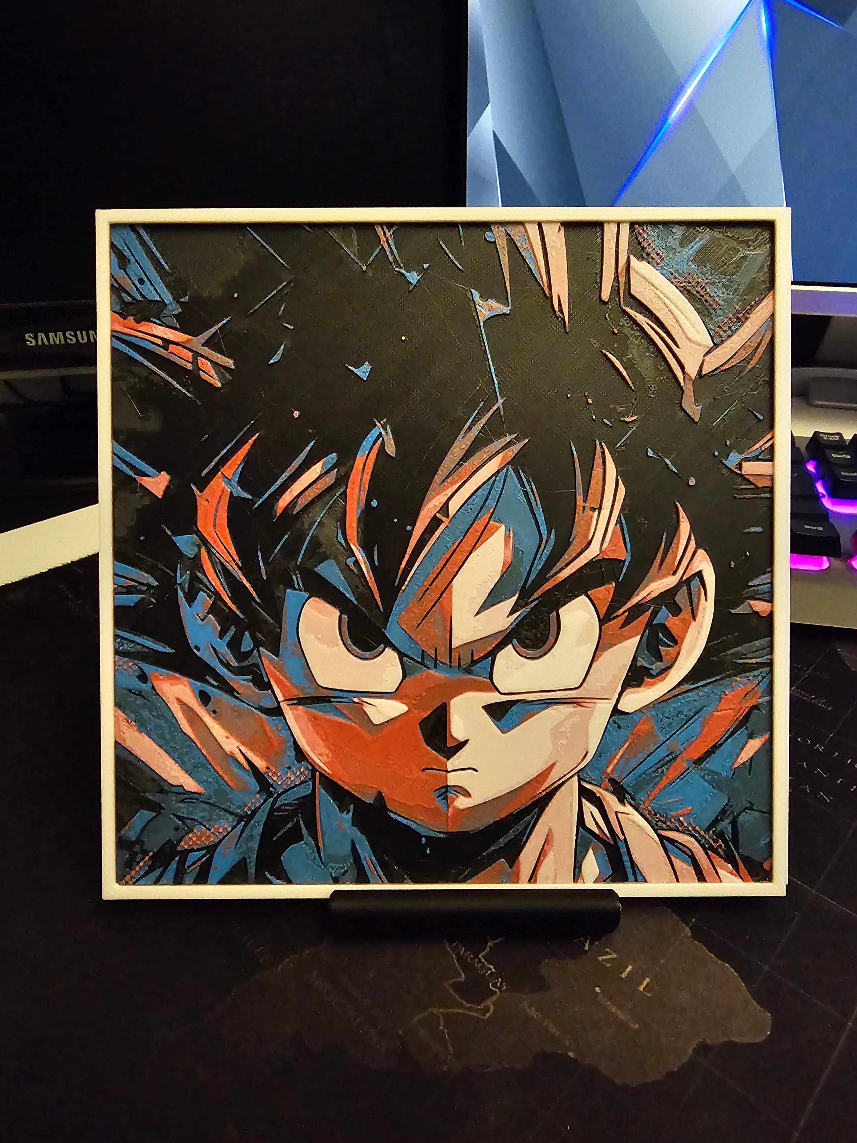 Kid Goku Portrait - HueForge