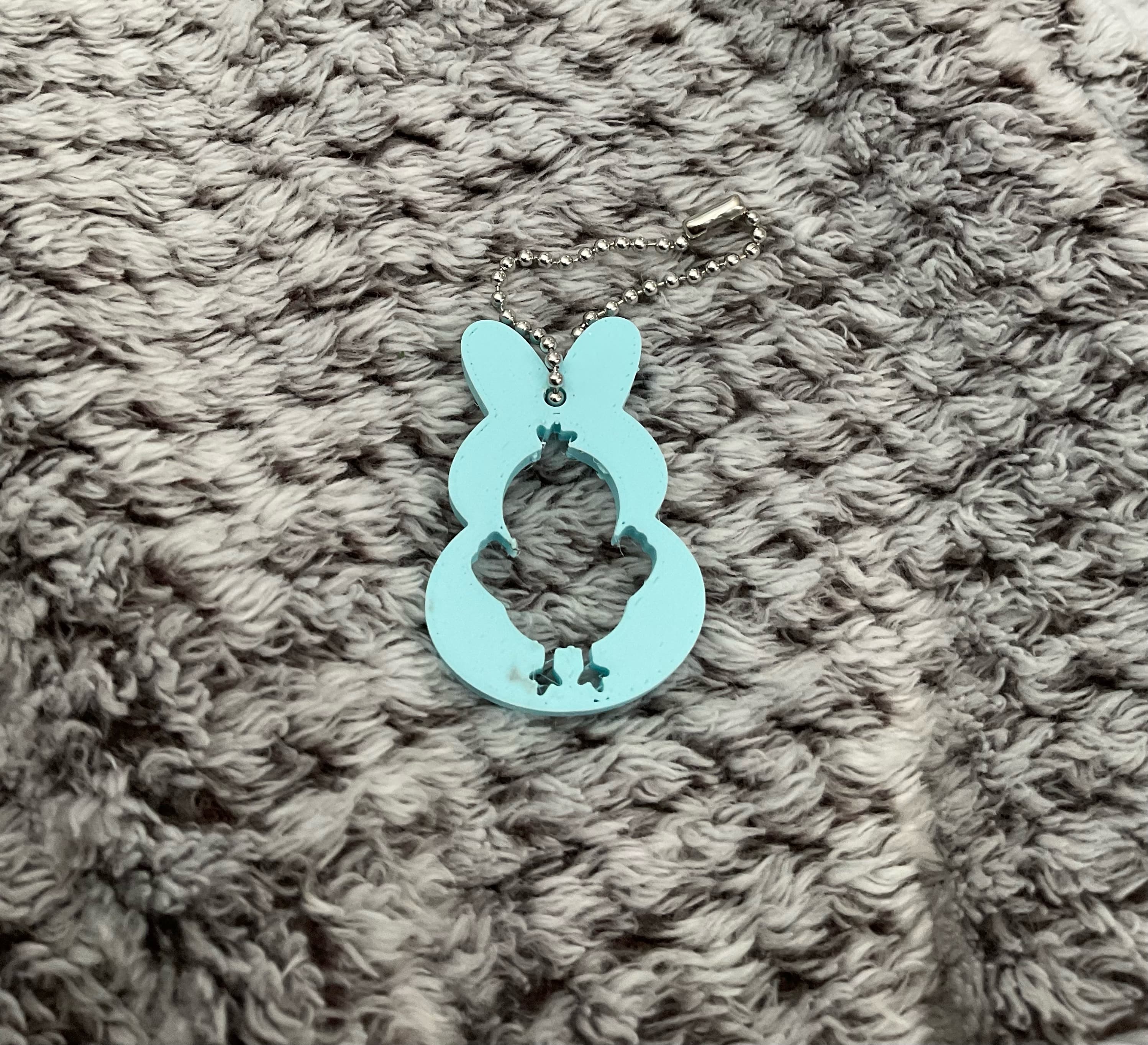 Peep with chick tag