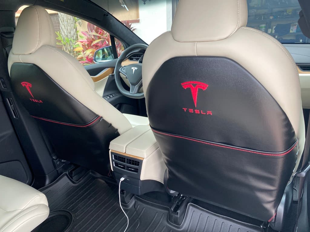 Hooks for Model X or Model S seat back cover