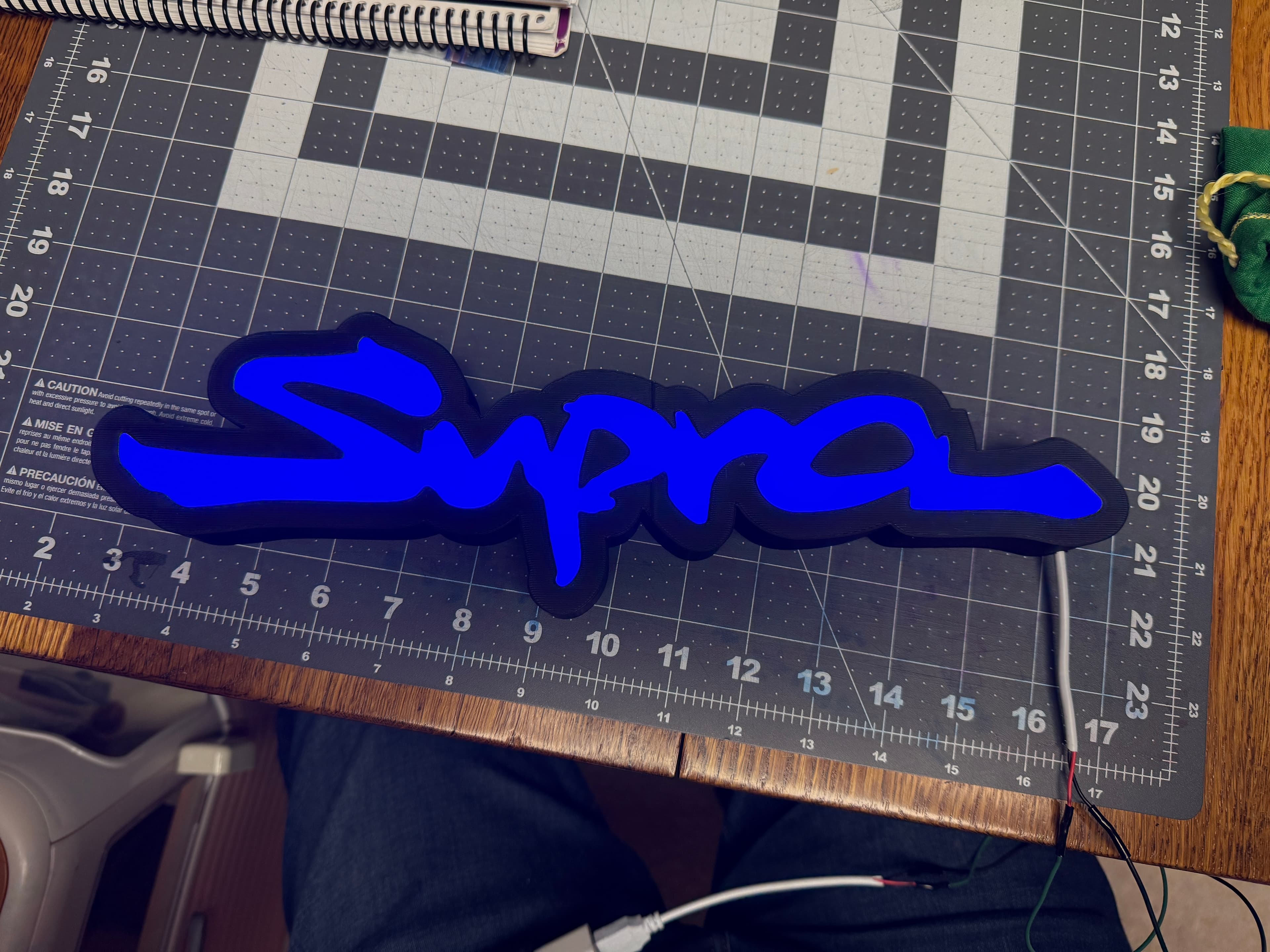 Toyota Supra Logo LED Sign