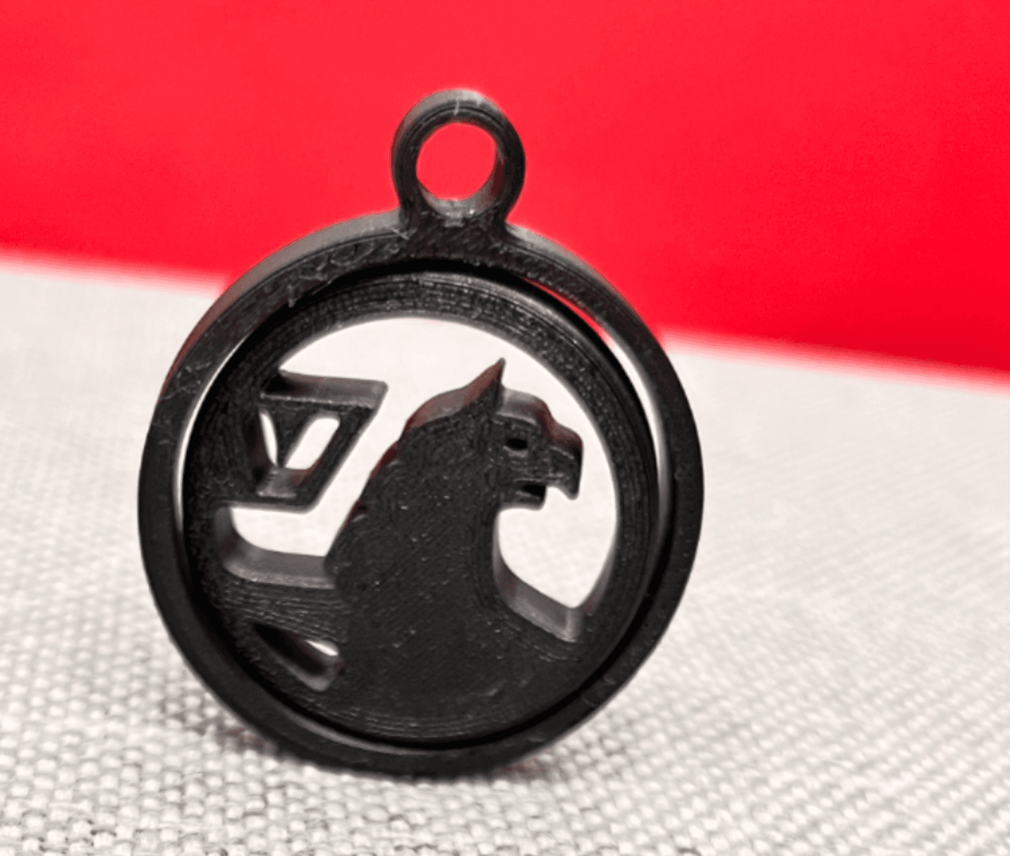 Vauxhall rotable key ring
