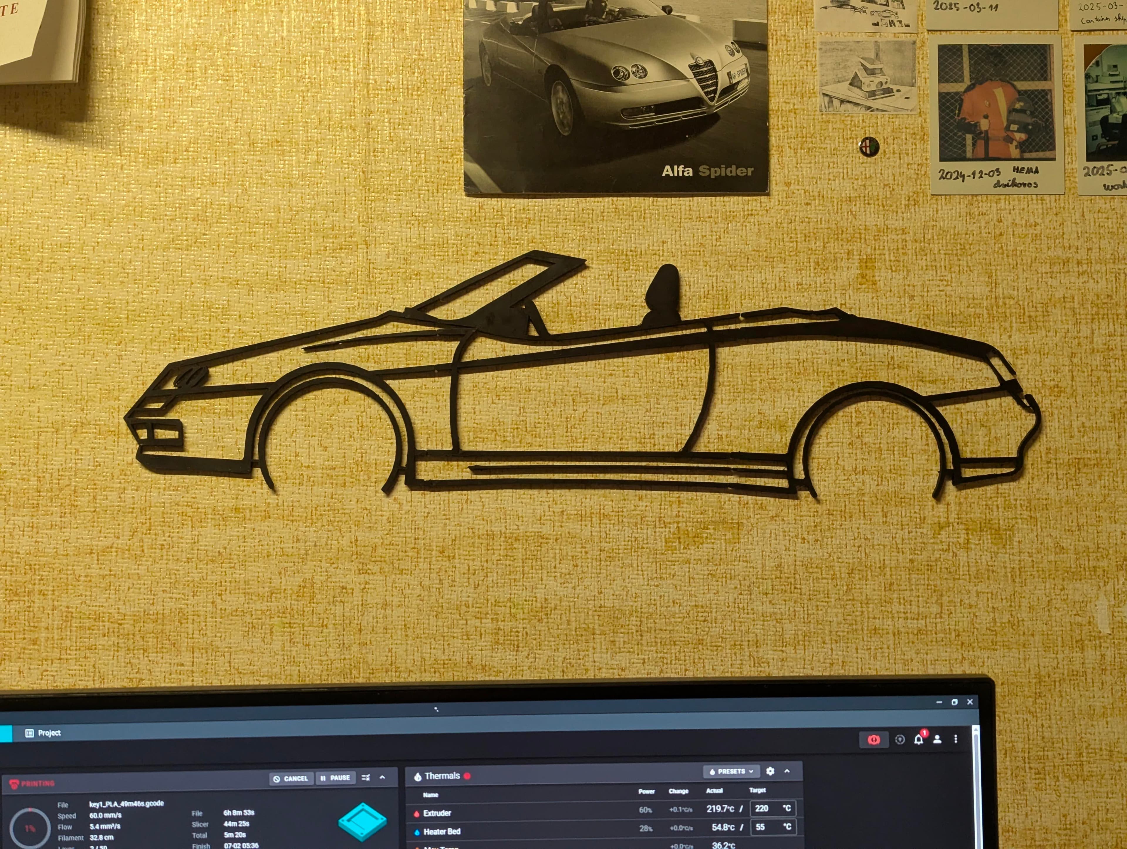 Alfa Romeo Spider 916 wall art