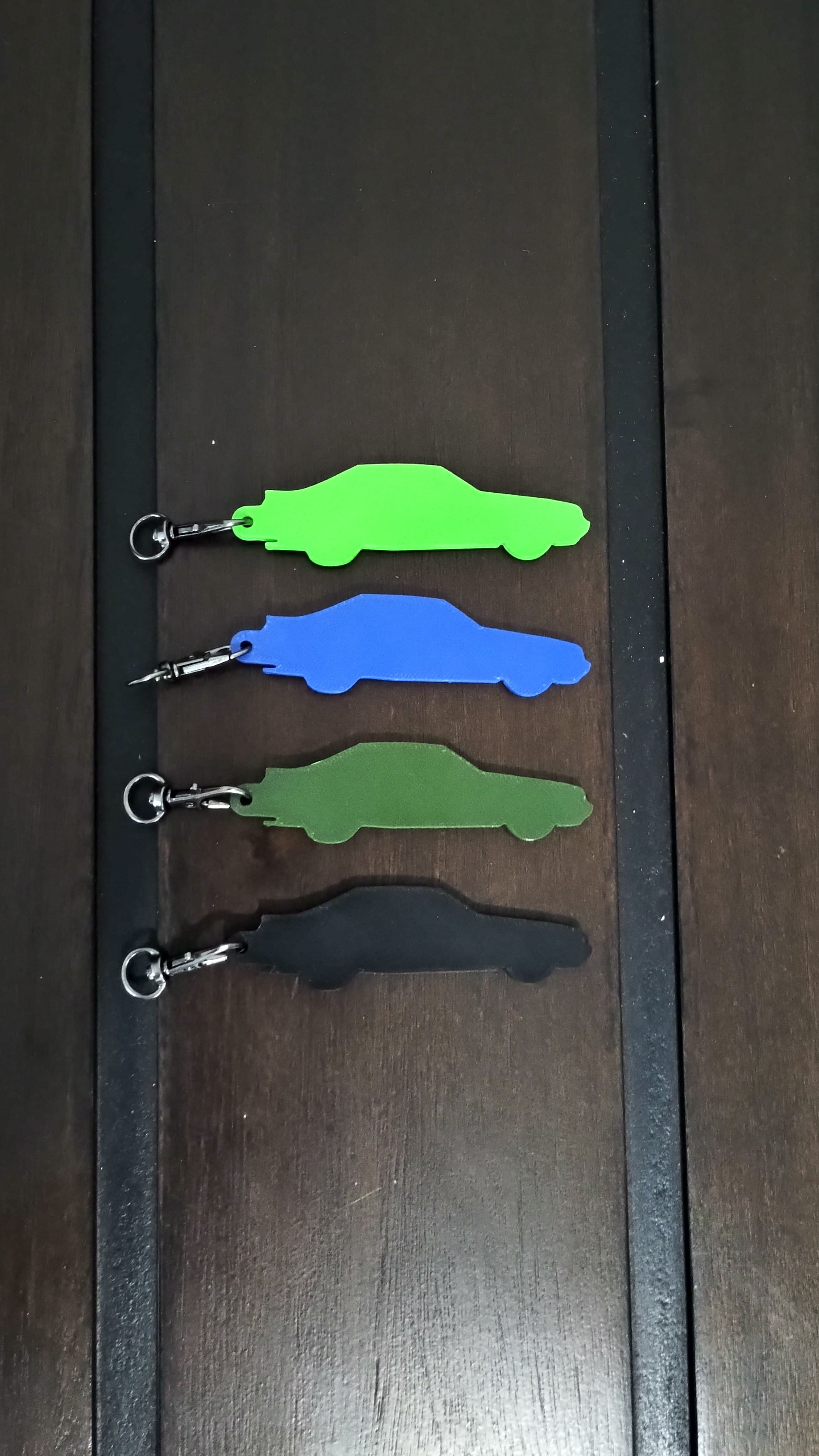 89 Mustang Keychain