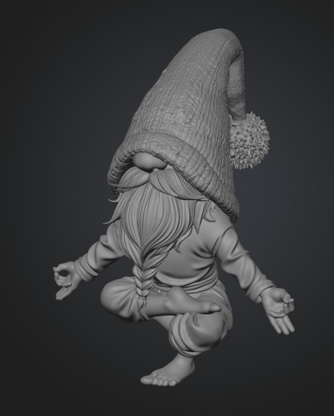 Zen Gnome in Lotus Pose