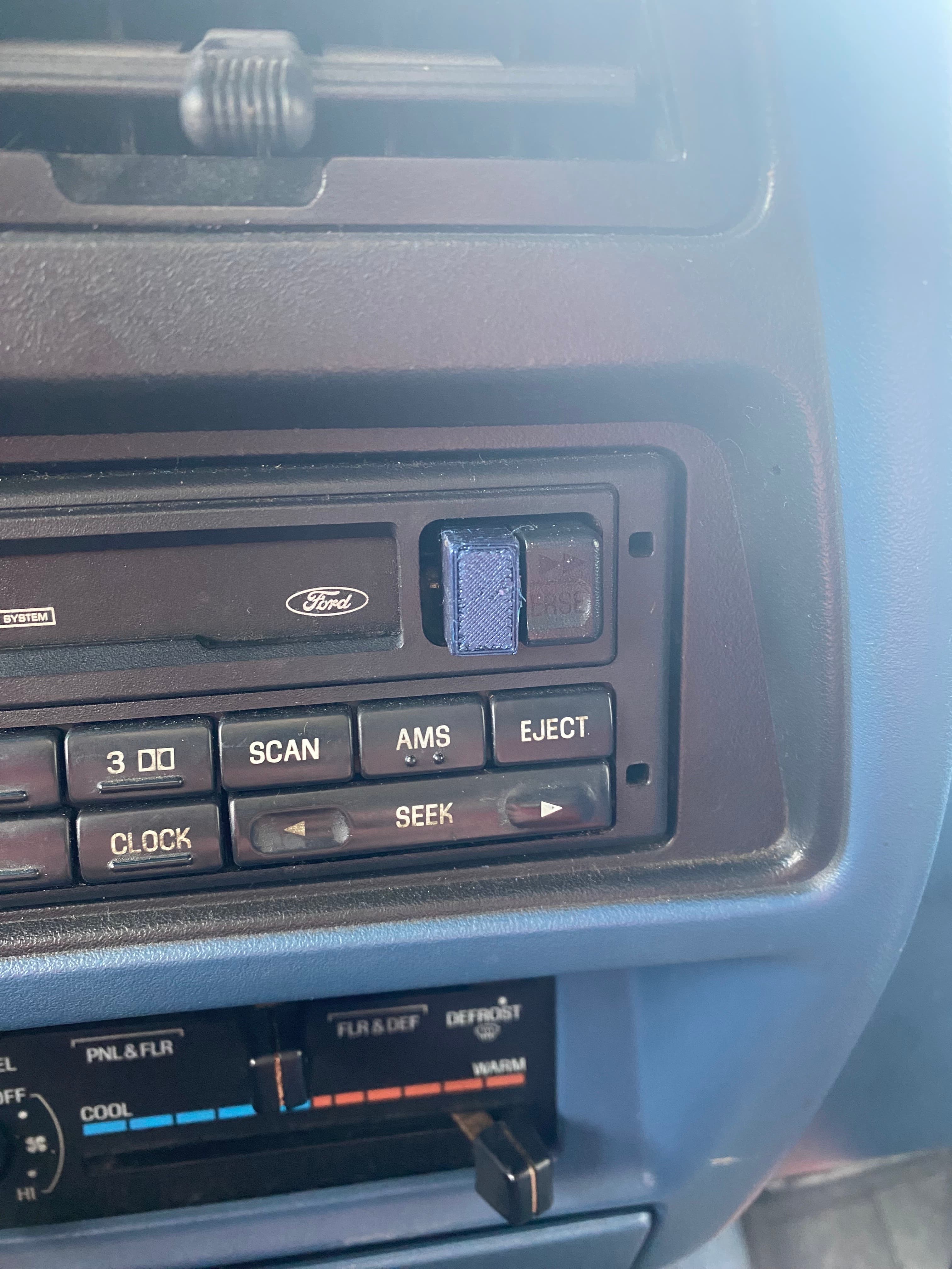 1993-1997 Ford Ranger Cassette Player Button