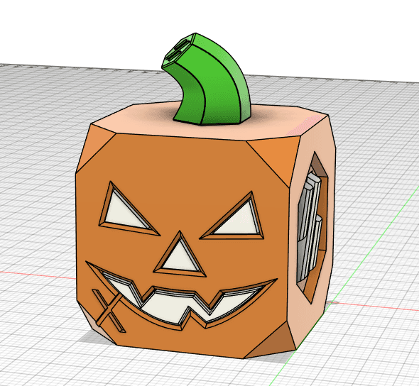 Voron Cube Desklight Mini - Jack-O-Lantern