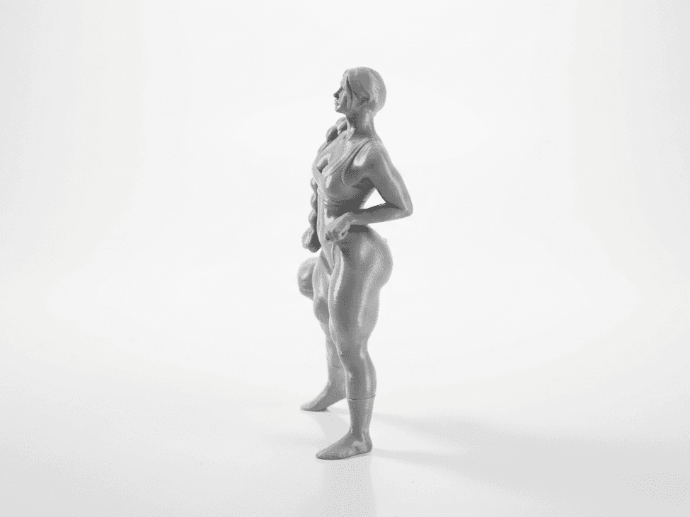 Fit Bikini Woman Figurine Female Figure 3D Printable