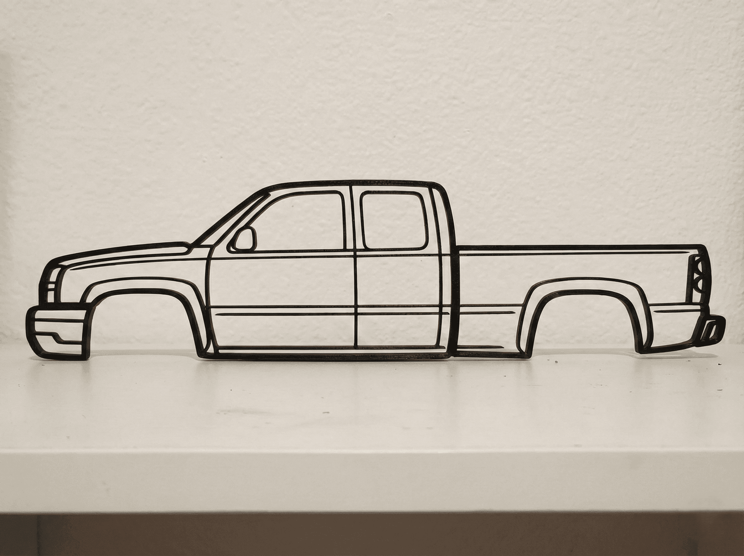 Chevrolet Silverado GMT800 Cateye Wall Art