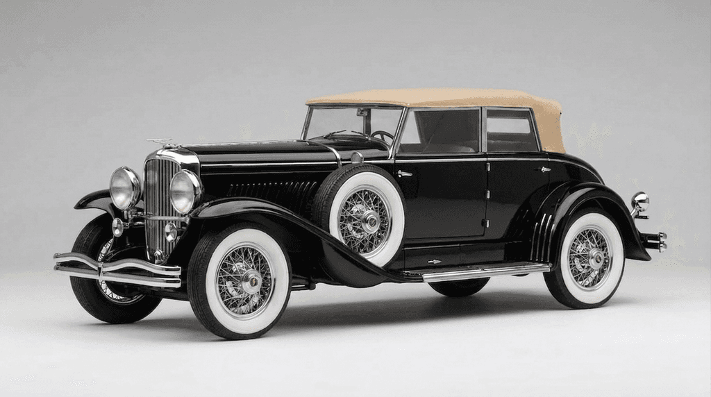 Vintage Cars - 1929 Duesenberg Model J convertible coupe