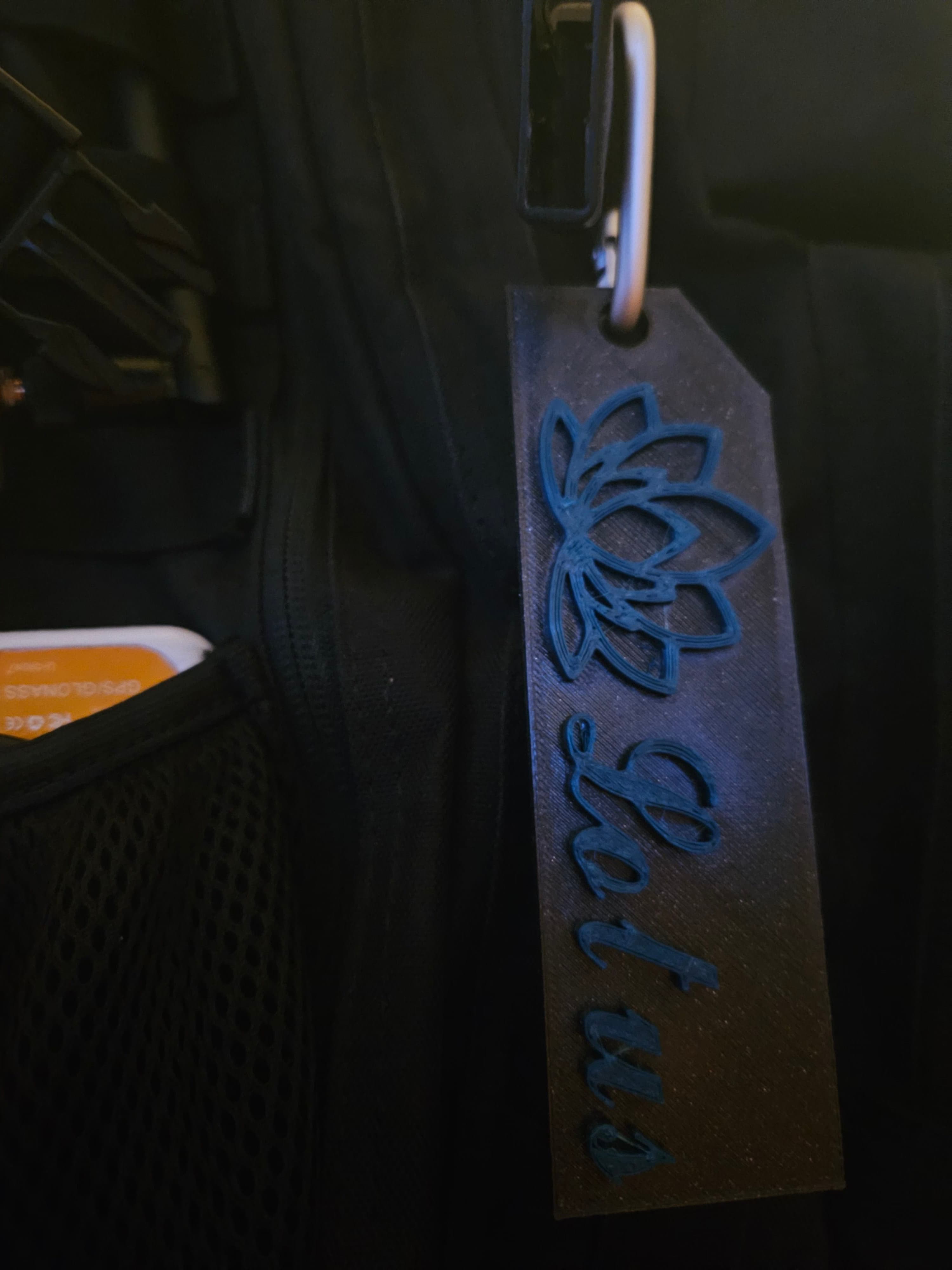 Lotus keychain