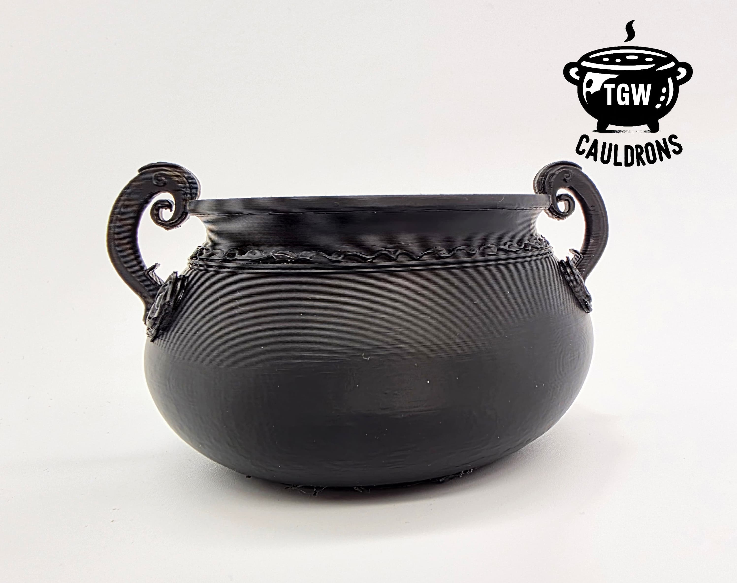 Fancy Cauldron - Flat Bottom