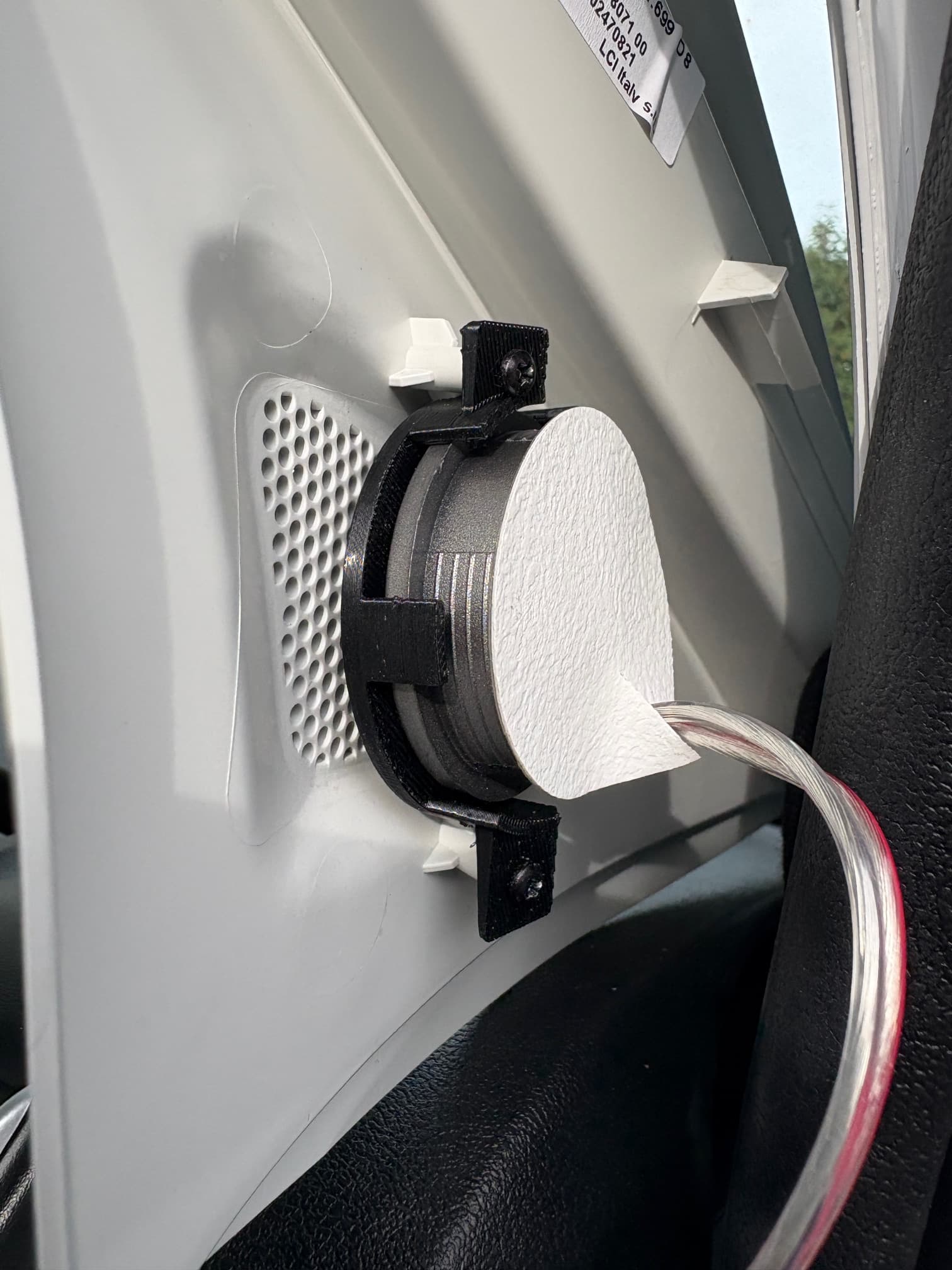 Hochtöner Halter für Remis Verdunkelung im Fiat Ducato / Citröen Jumper