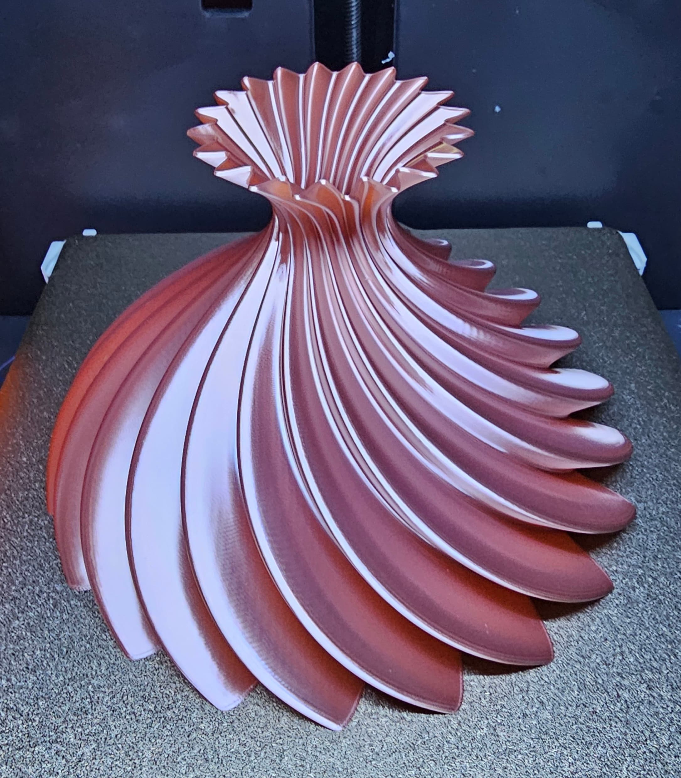 Vase with flat base - 2 variants and dervish spiral version.