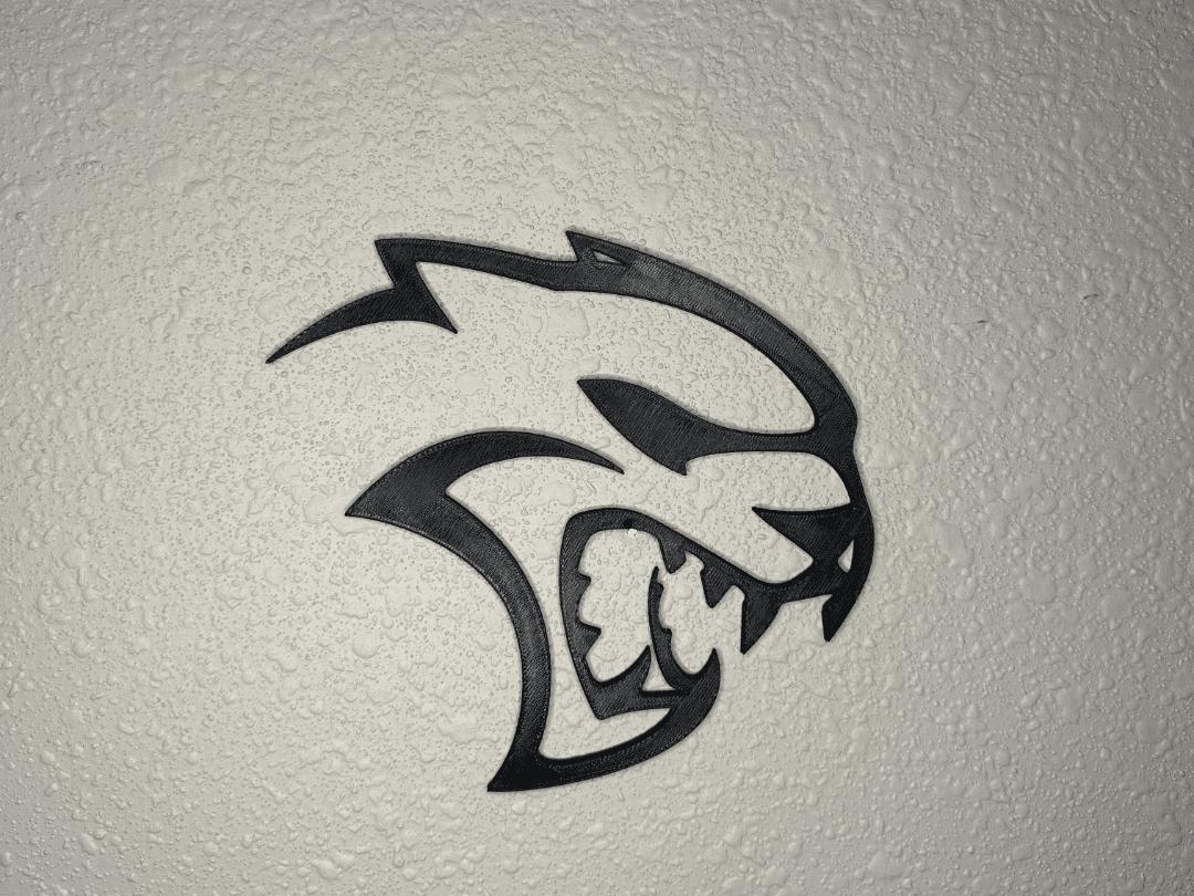 Dodge Hellcat - Logo - Wall Art - Scalable