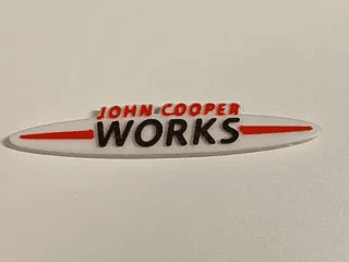 Keychain with MINI John Cooper Works logo